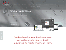 Tablet Screenshot of magneticmarketinginc.com